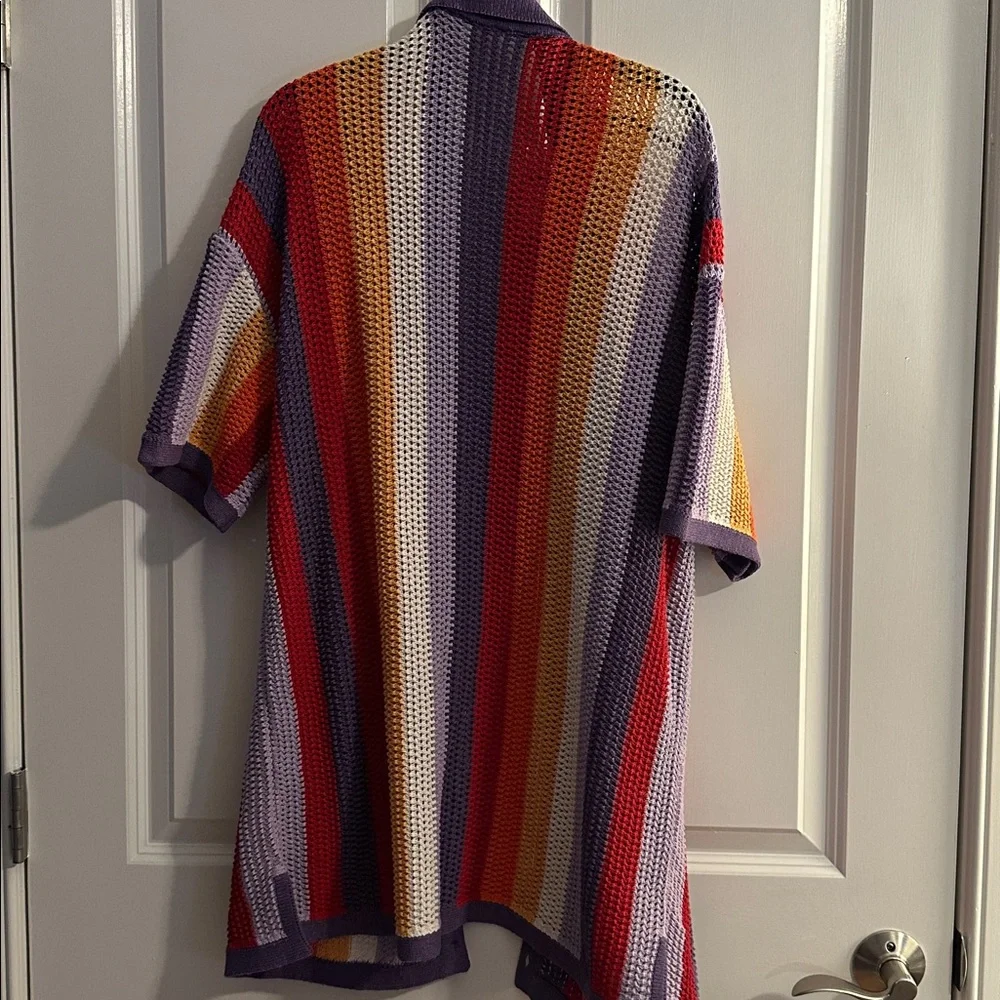 Anthropologie Multicolor Striped Cardigan - Picture 6 of 6